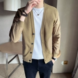 Осенний кардиган, свитер, шерстяная тонкая трикотажная куртка, в корейском стиле