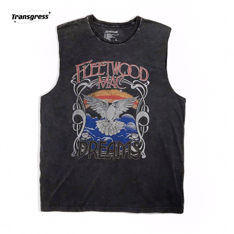 European and American Export Men's and Women's Sleeveless T-Shirts and Vests Fleetwood Mac Sir Fleetwood Mac