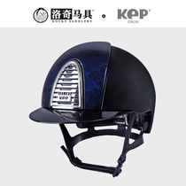 Italian Kep Second-generation Competitive Bright Black Equestrian Helmet Lochimar 8101274