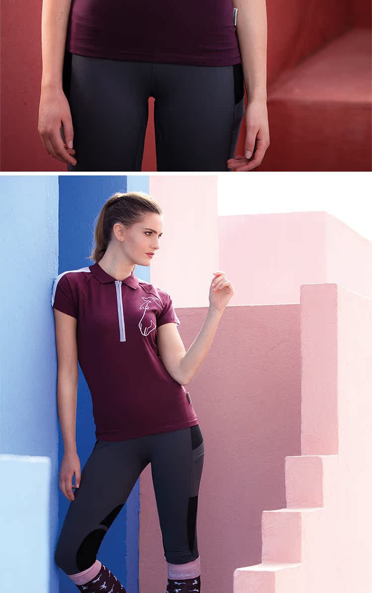 Cưỡi ngựa Thể thao T-shirt Cưỡi T-shirt Cưỡi ngựa Cưỡi ngựa Cưỡi ngựa Nhà nghỉ Ngựa 8102048 mũ cưỡi ngựa