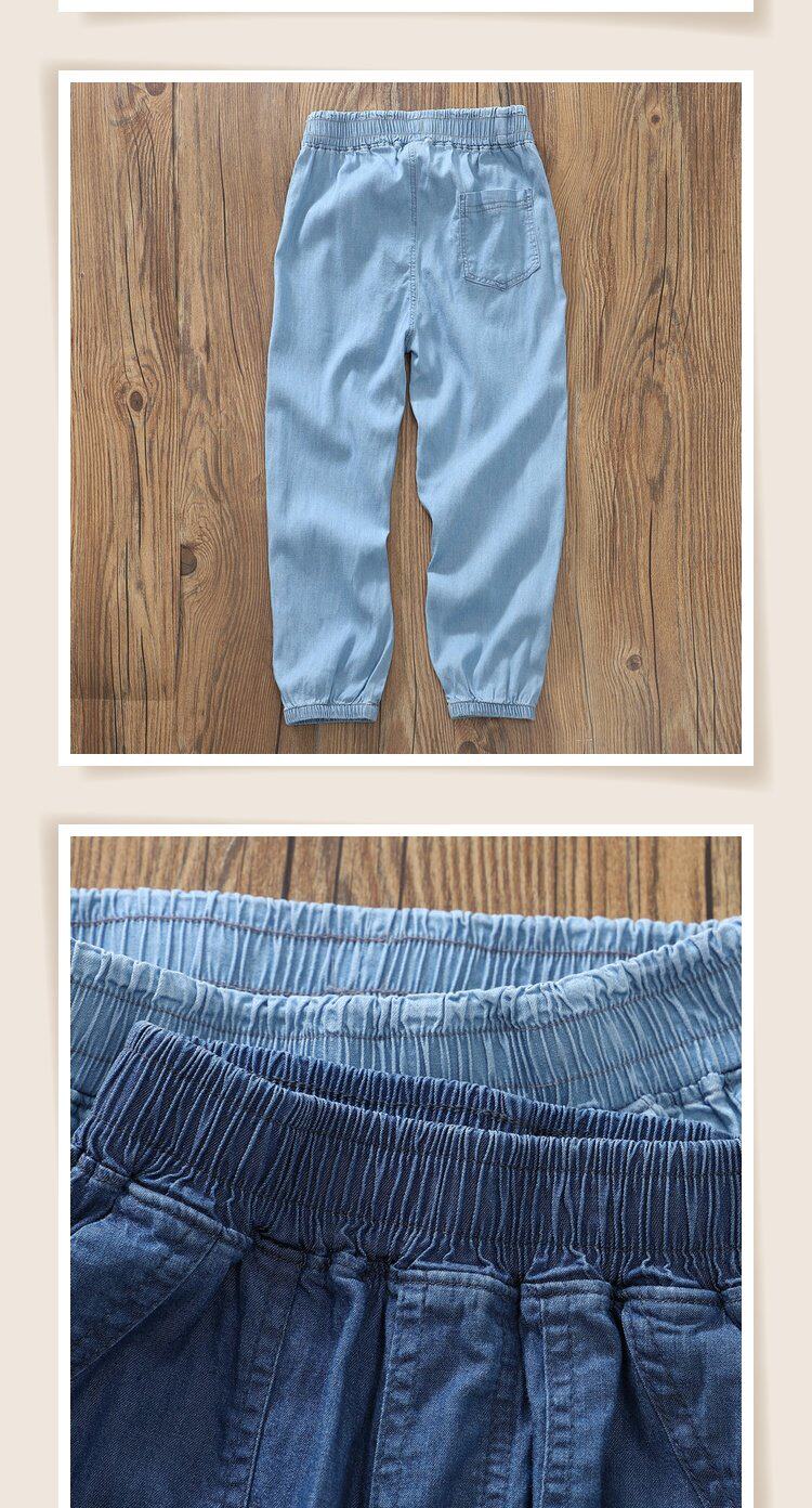 Трансграничная торговля, летние джинсы, мягкая пуля, средство от комаров, штаны для мальчиков, свободный крой, детская одежда OTHER / Other 