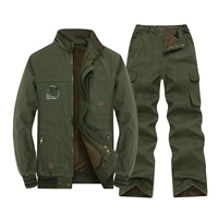 Зеленый флисовый комплект