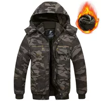 Черный цветок плюс хлопковое пальто