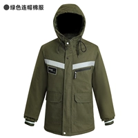 Середина -длина Burry Hood с анти -световой полосовой хлопком x x