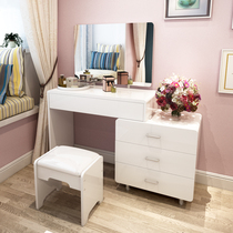 Dressing table bedroom simple modern small apartment fashion mini paint dressing table economical retractable dressing table