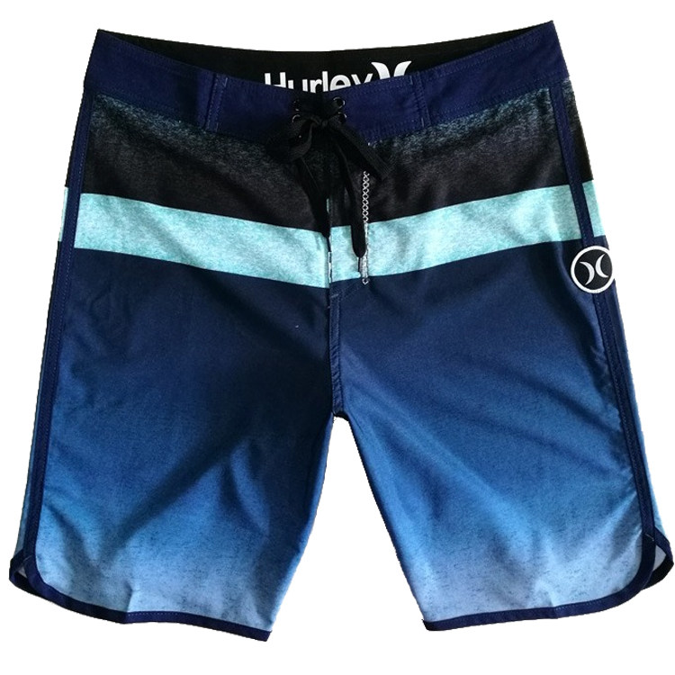 Original single stretch beach pants Men's quick-drying loose fit diving surfing beach blue and red shorts