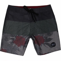 Quiksilver beach pants men quick-drying loose water elastic casual pants beach resort waterproof five-point pants
