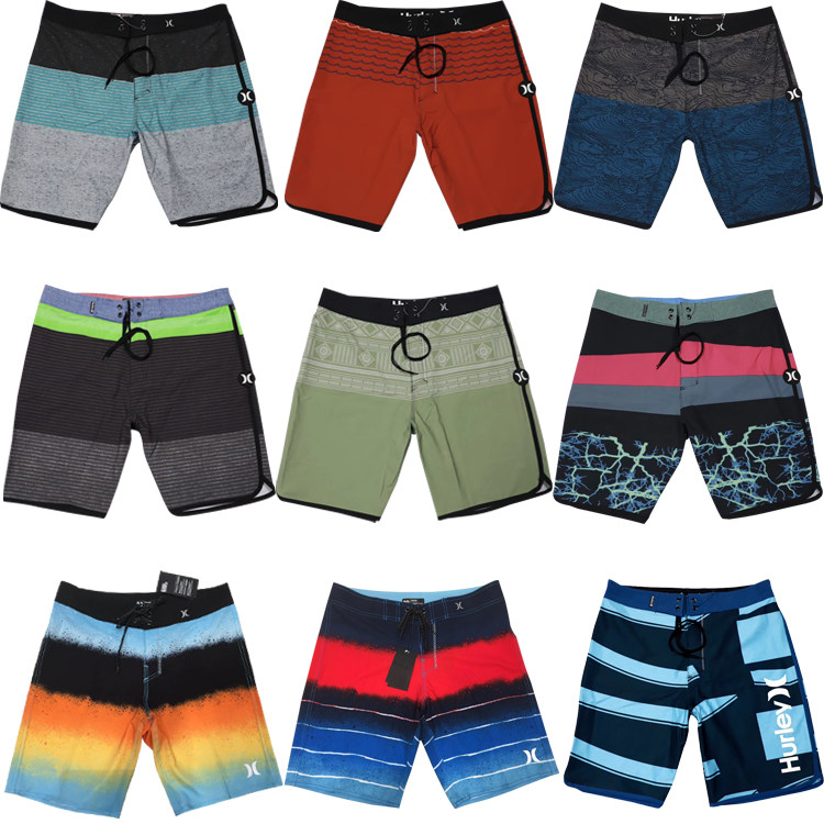 2019 new original single elastic beach pants quick-drying men's loose fitness competition sports seaside vacation leisure shorts