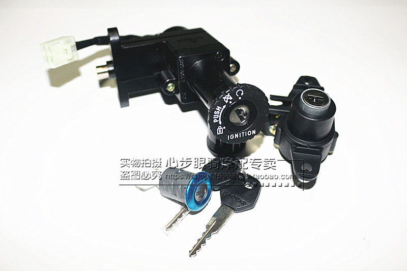 Applicable luxury and drilling kit lock HJ125T-10 HJ125T-10A electronic door lock full car lock cushion lock sleeve lock