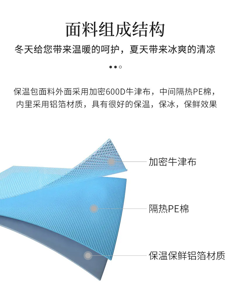 Apollo 4-Person Insulated Picnic Basket & Cutlery Set - Detail image 3