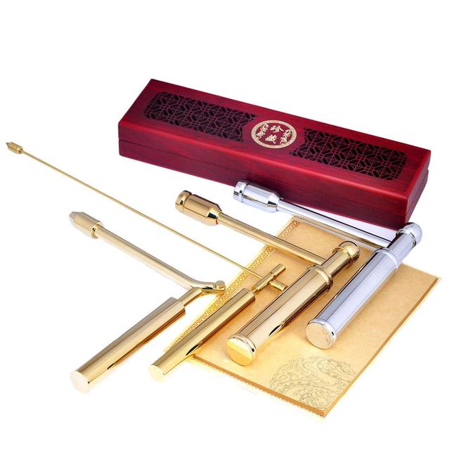 Copper Dragon-Sensing Ruler, High-Precision Water Vein Detector, Auxiliary Compass, Home Decoration Crafts, Outdoor Exploration Supplies