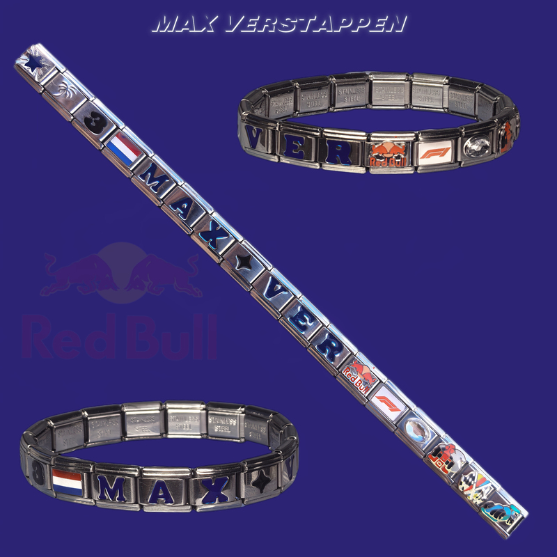F1 Racing Driver Module Bracelet - Russell, Verstappen, Hamilton, Leclerc, Antonio Ferraris