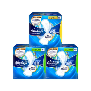 百亿补贴护舒宝新液体卫生巾超薄透气日用量多组合姨妈巾官方