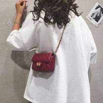 MK X STAR leather shoulder bag female wild ins small fragrant wind bag bag 2021 New Tide explosion small square bag