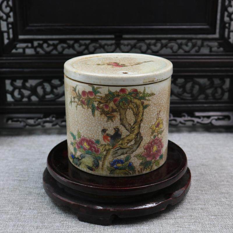 During the Daqing Year, rich and longevity cricket cans can cover Jingde Antique Antique Old Cargo Sheet