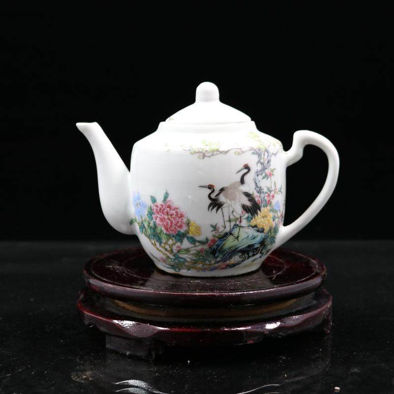Republic Heh Famous Tuteor Teapot Antique Porcelain Antique Porcelain Ancient Play Antique Old Stock Swing Piece Collection