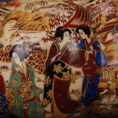 Qing Qianlong Эмалевая дамская картина тыква