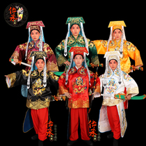 Opera Drama Dynasty Mahan Zhang Long Zhao Hu Performance Costume All Golden Horse Vest Wu Sheng Wu Will Be Xue Pinggui Dress