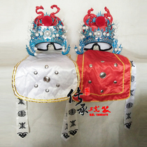 Opera helmet Towel Wu Sheng general headdress Ancient costume Opera Peking Opera Yu Opera costume Helmet General hat