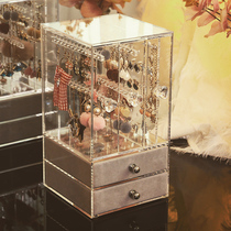 Jewelry storage box simple earrings earrings stud storage box finishing box acrylic hand jewelry rack display rack