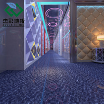 PVC stone plastic floor tiles plastic floor leather thickened wear-resistant 3 MMM bar ktv entertainment commercial TV background