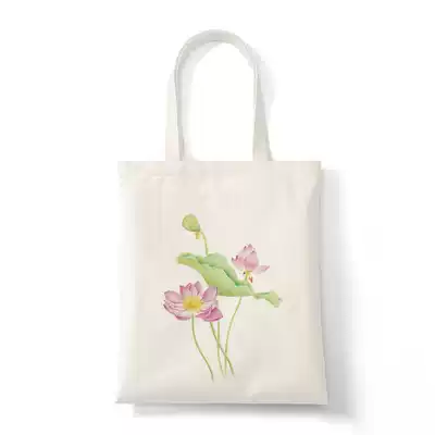 Fabric self-made student shoulder bag portable eco-bag female art cloth bag casual pattern canvas bag custom