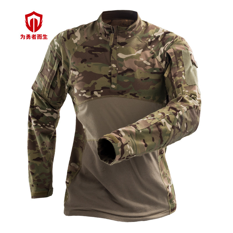 G3 New Spring Autumn Frog Suits Suit Pure Cotton Long Sleeve Battle Suit Special Soldier Military Camouflak Fatiguewear Tactical Blouse