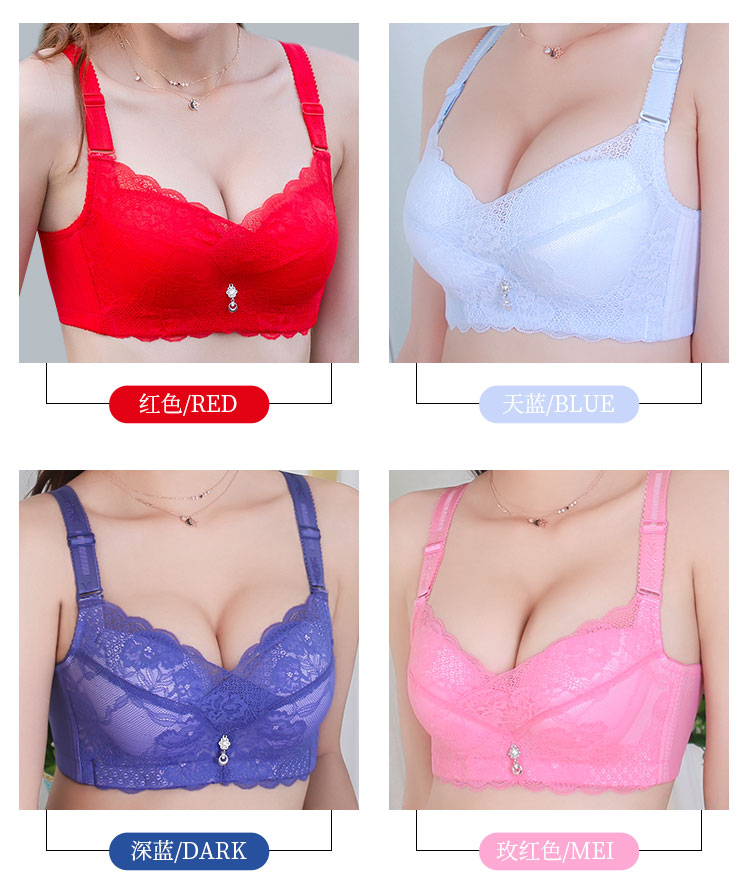 Áo ngực tập hợp ngực nhỏ gợi cảm không có vòng thép ở bên nhận sữa dày siêu dày 8CM gái phẳng ngực aa cup đồ lót áo lót đệm dầy