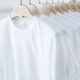 Áo thun nam tay ngắn 2018 mới ngắn tay nam xu hướng áo thun ngắn tay cotton Nhật Bản cổ tròn rộng màu rắn từ bi áo thun nam tay ngắn đen