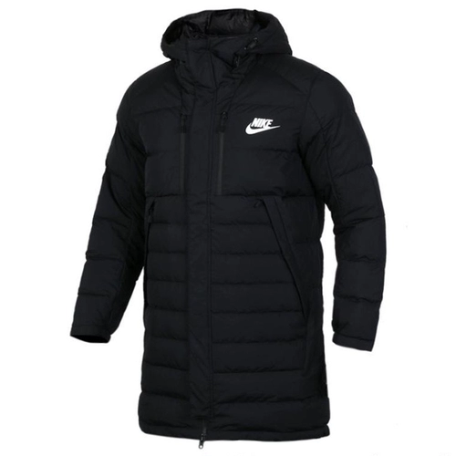 Nike, мужская куртка, зимнее удерживающее тепло спортивное пальто, пуховик