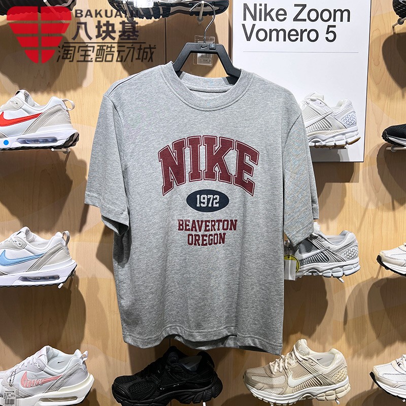 Nike Women's 2025 Summer Letter Print Retro Casual Breathable Short Sleeve T-Shirt Ih0825-063