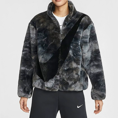 Nike, зимняя бархатная удерживающая тепло куртка, с печатью вашего логотипа, свободный крой