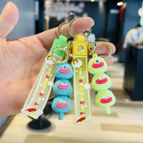 Мультяшная дженга, кукла, брелок, аксессуар на рюкзак, детская подвеска, подарок на день рождения