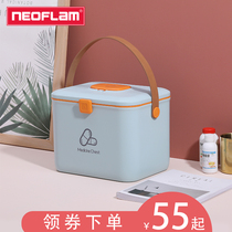 NF medicine box household large capacity portable first aid kit family loading large and small medicine box storage box emergency medical box