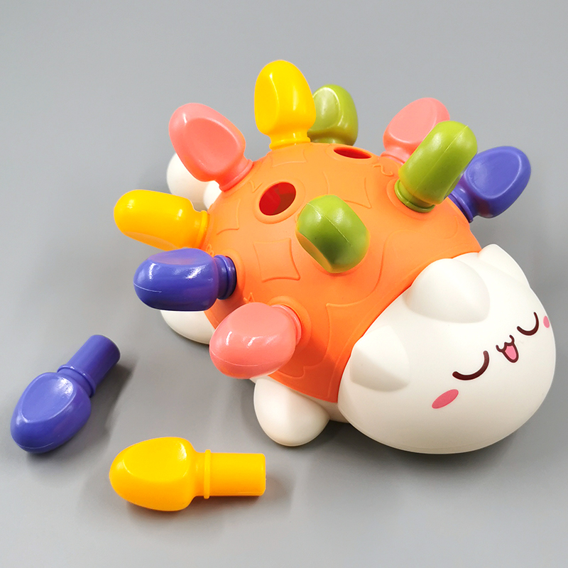 Baby Hand Fine Action Training Toy Spell Hedgehog 1 A 2 Year Old Boy Girl Early Lessons Intellectual Enlightenment