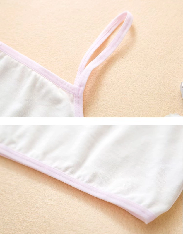Thiếu niên bông phát triển thời kỳ đồ lót ống áo ngực đáy áo vest một mảnh trẻ em sling quấn ngực học sinh