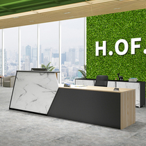Office Furniture Front Desk Business Guests Reception Desk Supermarket Storefront Cashier Desk Company Helpdesk Advice Desk Chairs