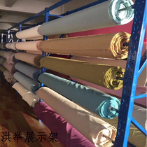 Hongzhe roll cloth rack shearing frame warehouse shelf convenient and practical with national standard pipe load bearing good