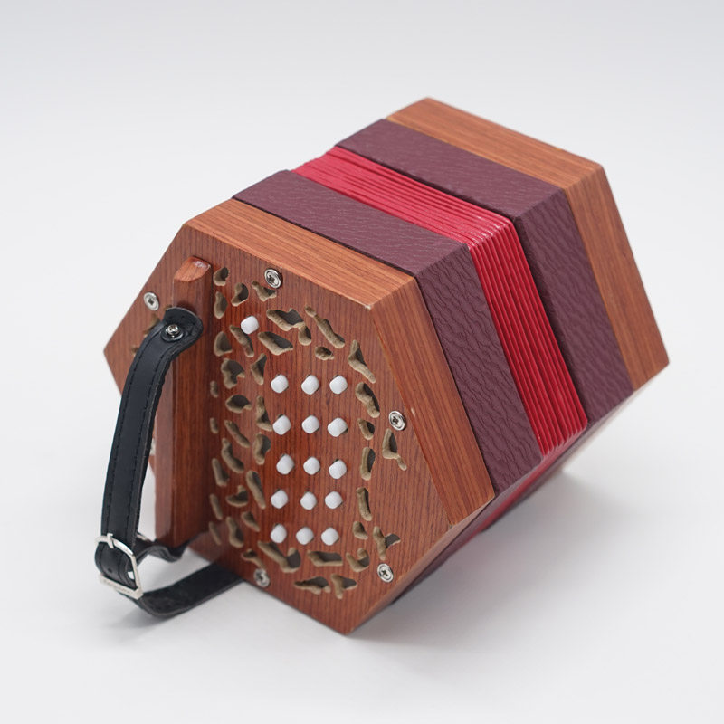 [USD 351.61] Hexagonal accordion retro 30key 20key children's band