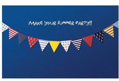 chic Korean style ins Creative paper triangle bunting Birthday party festive party decoration dress up pendant