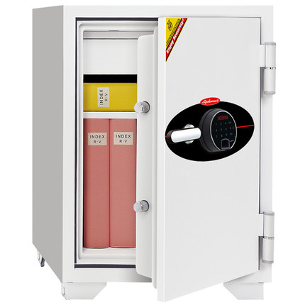The original imported diplomat Korea Tempo070TFL white home fingerprint lock fire safety deposit box cabinet