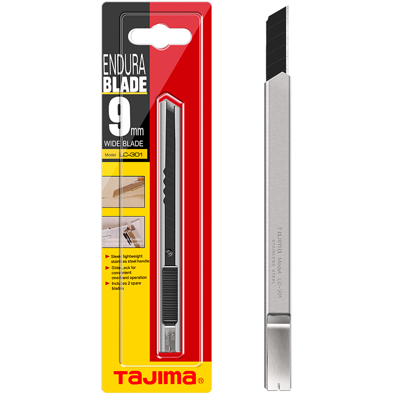 Field Island LC-301B slim full metal stainless steel tool holder 9mm Meiworked knife A type blade small medium knife blade-Taobao