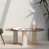 Nordic Modern Designer Coffee Tablep Tablep Living Room маленькая квартира стеклянная сеть красный свет роскошный простой кофейный столик творчество