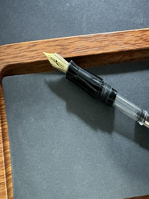 The self-made gold-plated F-tip assembly can only match my pen case