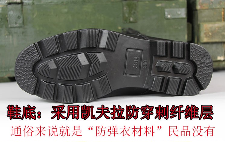 Bottes militaires pour homme en toile - Ref 1398534 Image 11