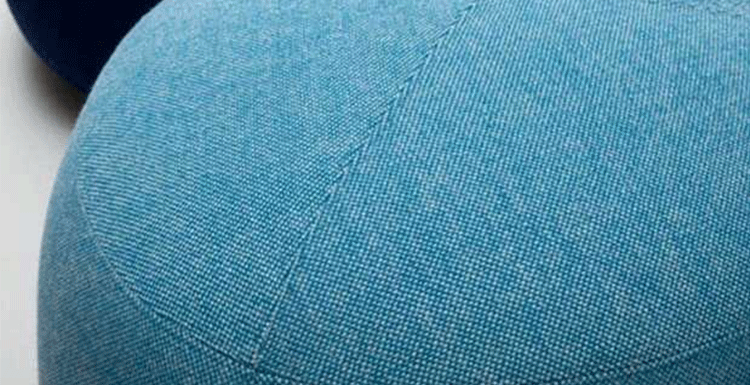 Nordic Triangle phòng chờ văn phòng sáng tạo lát sỏi quần áo nhảy phòng thu trước ghế sofa vải tùy biến phân - Ghế sô pha đôn ghế sofa