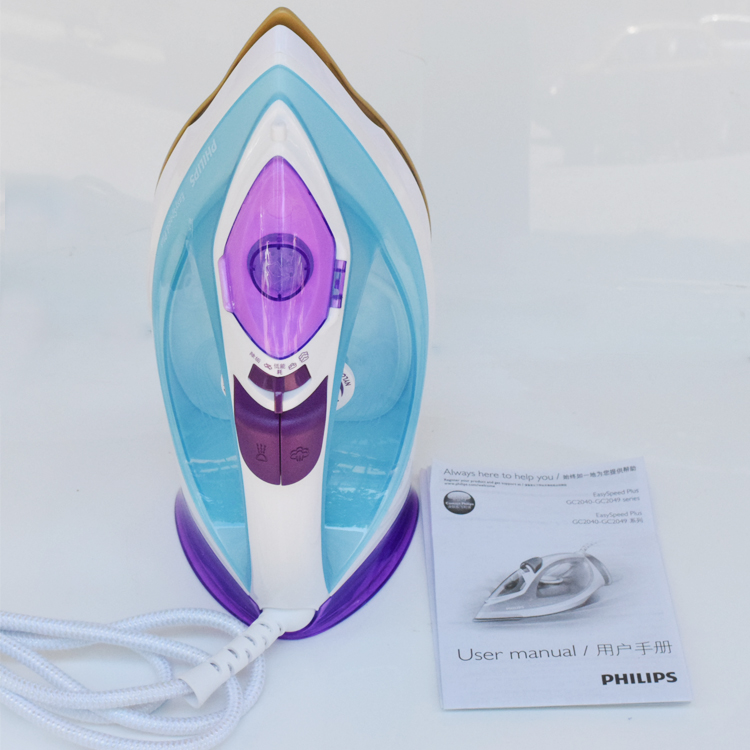 Bàn ủi điện gia dụng Philips bàn ủi nhỏ gia dụng bàn ủi nhỏ cầm tay công suất cao ủi quần áo chống nhăn bàn ủi blacker