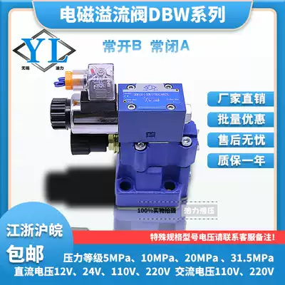 Hydraulic electromagnetic spill valve DBW10B DBW20B DBW30B DBW10A DBW20A 24V 220V