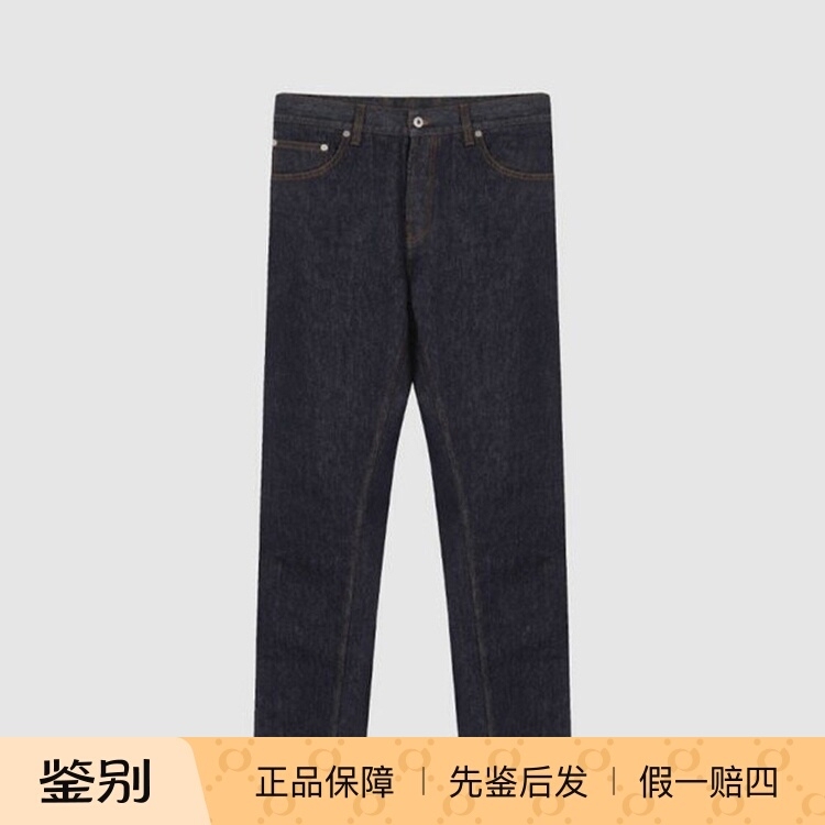 In-Stock Burberry Spring/Summer New Zippered Washed Men's Versatile Straight-Leg Casual Jeans In-Stock Burberry Spring/Summer New Zippered Washed Men's Versatile Straight-Leg Casual Jeans
