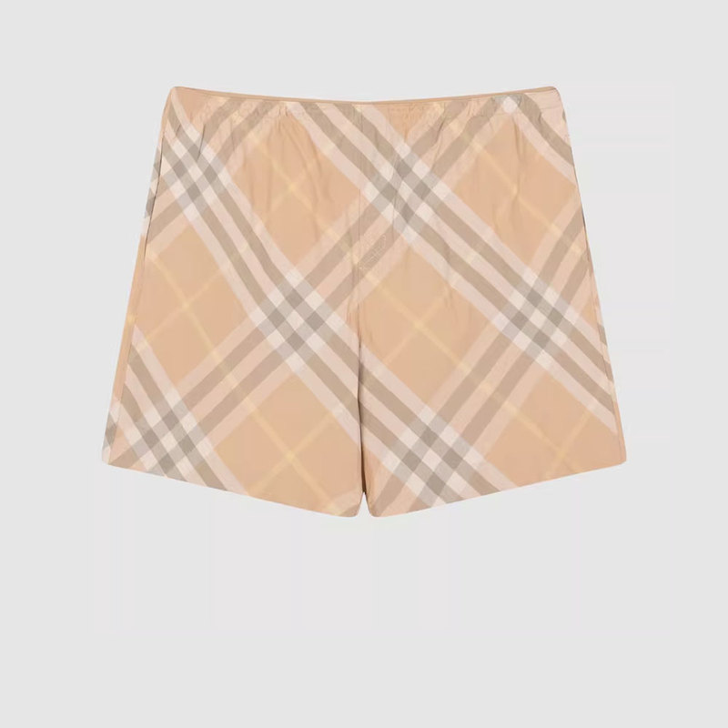 In-Stock Burberry Spring/Summer New Classic Plaid Elastic Waist Men's Versatile Casual Shorts In-Stock Burberry Spring/Summer New Classic Plaid Elastic Waist Men's Versatile Casual Shorts